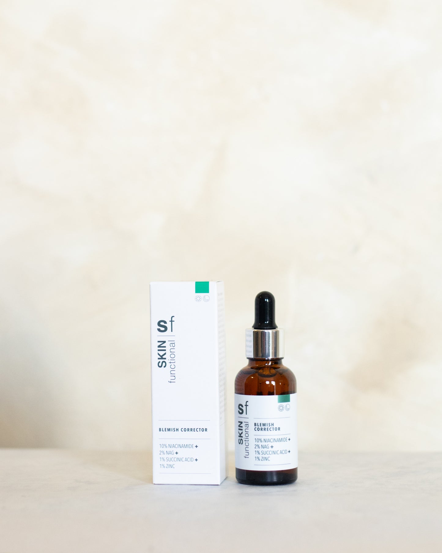10% Niacinamide + 2% NAG +1% Succinic Acid + 1% Zinc