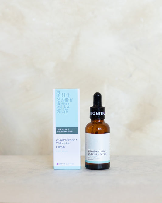 2% Alpha Arbutin + 2% Licorice Extract