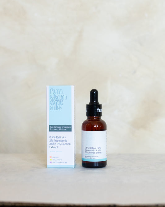 0,5% Retinol + 2% Tranexamic Acid + 2% Licorice Extract